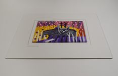 Лена Романовская (Авторская графика - 
                  27 x 21.5 см) Полночь