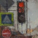 Евгений Бурцев (Картина, живопись - 
                  50 x 70 см) Вид на Владимирский Собор