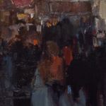 Евгений Бурцев (Картина, живопись - 
                  50 x 70 см) Вид на Владимирский Собор