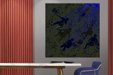 Лариса Корж (Графика цифровая (принты) - 
                  35 x 35 см) Качели