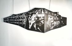 Динара Хёртнагль (Картина, живопись - 
                  270 x 100 см) Metropolis