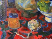 Ева Гец (Картина, живопись - 
                  80 x 60 см) Праздник ковра