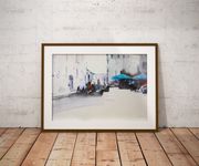 Дарья Парий (Авторская графика - 
                  56 x 37.5 см) Площадь в Риме