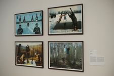 Андрей Монастырский (Графика печатная - 
                  70 x 50 см) Коллаж 4