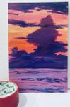 Юля Степанова (Авторская графика - 
                  20 x 30 см) Фиолет