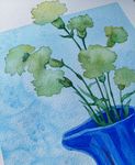 Оливия Лем (Авторская графика - 
                  25 x 35 см) Гвоздики