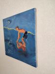 Надежда Прадес (Картина, живопись - 
                  30 x 30 см) В море