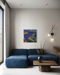 Нина Цориева (Картина, живопись - 
                  70 x 70 см) Морской пейзаж
