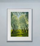 Алексей Кротов (Авторская графика - 
                  20 x 28 см) Яблоневый сад. Коломенское