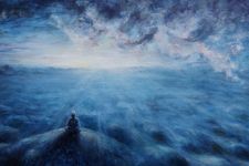 Анна Колтунова (Картина, живопись - 
                  80 x 43 см) Будда. Мыслитель.
