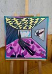 Лиза Шнайдер (Картина, живопись - 
                  50 x 50 см) Форма, пространство, цвет