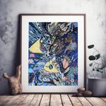 Ирина Шумская (Авторская графика - 
                  40 x 60 см) Букет