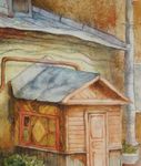 Анастасия Крушельницкая (Авторская графика - 
                  44 x 53 см) Пристроечка