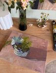 Алина Буглеева (Картина, живопись - 
                  40 x 30 см) Анютины случайно попались под руку