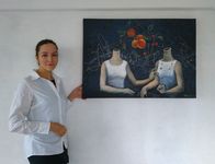 Наталья Лотарева (Картина, живопись - 
                  100 x 70 см) Парный портрет