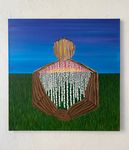 Леша Мелки (Картина, живопись - 
                  70 x 70 см) ECHO OF THE PAST