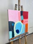 Саша Робинсон (Картина, живопись - 
                  150 x 50 см) Триптих "Абстрактная живопись в ярких тонах"