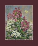 Елена Санина (Картина, живопись - 
                  33 x 42 см) Флоксы