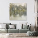 Анастасия Попова (Картина, живопись - 
                  120 x 120 см) Первый снег