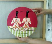 Наталья Лотарева (Картина, живопись - 
                  30 x 30 см) Арбузный фреш