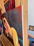 Илья Филатов (Картина, живопись - 
                  90 x 70 см) На кровати