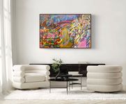 Таня Бродская (Картина, живопись - 
                  150 x 100 см) ПТИЦЫ ПЕВЧИЕ