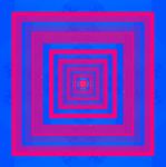 Лариса Корж (Графика цифровая (принты) - 
                  30 x 30 см) Графические иллюзии - 10