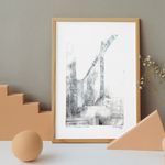 Korolkoshek (Графика печатная - 
                  30 x 42 см) Москва, м. Октябрьская