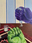 СВЕТ-ЛАНА (Картина, живопись - 
                  35 x 35 см) Самооборона