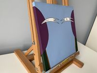 Мария Полушкина (Картина, живопись - 
                  30 x 30 см) Лицо