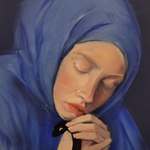 Анастасия Шемякина (Картина, живопись - 
                  100 x 120 см) Кусь, мем, лайк