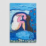 Карина Еганян (Картина, живопись - 
                  100 x 150 см) Яблочек поела
