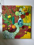 Алина Филимонова (Картина, живопись - 
                  60 x 70 см) Декоративный натюрморт