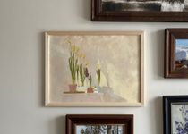 Valentine Solonski (Авторская графика - 
                  40 x 29.6 см) Натюрморт с луковичными