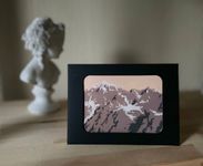 Кристина Ларина (Авторская графика - 
                  15.5 x 11 см) Горы, февральская серия 6
