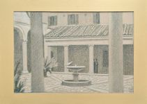 Анастасия Мотина (Авторская графика - 
                  35 x 25 см) Сан Клименте