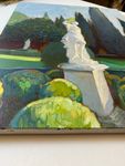 Алексей Кротов (Картина, живопись - 
                  40 x 50 см) Скульптура в саду