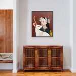 Нина Григель (Картина, живопись - 
                  80 x 100 см) Алиса с козерогом