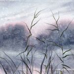 Алла Валежина (Авторская графика - 
                  30 x 42 см) Камышовка