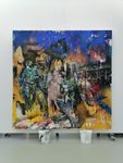 Роман Казус (Картина, живопись - 
                  150 x 150 см) Посторонний