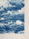 Юлия Милякова (Графика печатная - 
                  21 x 30 см) Путешествие маленького лиса по волнам