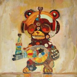 Боевой ушастик. Пулеметчик. Эскиз