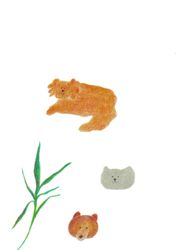 Собачка, котик и мишка