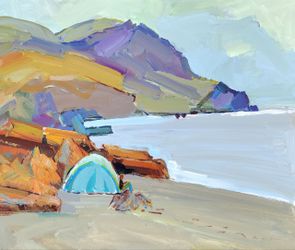 Палатка на Меганоме