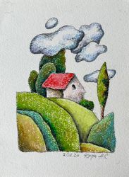 Дом под облаками