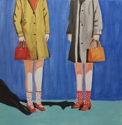 Носки в горошек