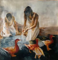 Купание утят