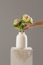 Ваза "Трехлитровая". Белая