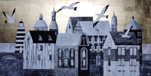 Чайки над городом