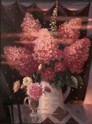 Гортензия в розовом